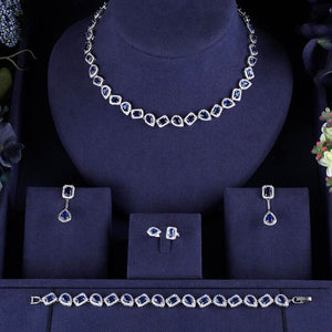 Nigerian jewelry Bridal Zircon Wedding Jewelry Sets