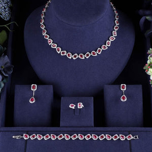 Nigerian jewelry Bridal Zircon Wedding Jewelry Sets