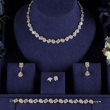 Load image into Gallery viewer, Nigerian jewelry Bridal Zircon Wedding Jewelry Sets