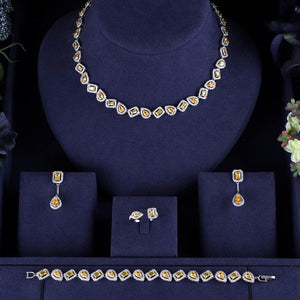 Nigerian jewelry Bridal Zircon Wedding Jewelry Sets