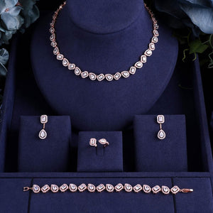 Nigerian jewelry Bridal Zircon Wedding Jewelry Sets