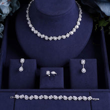 Load image into Gallery viewer, Nigerian jewelry Bridal Zircon Wedding Jewelry Sets