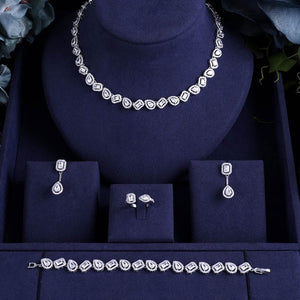 Nigerian jewelry Bridal Zircon Wedding Jewelry Sets