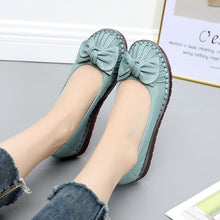 Load image into Gallery viewer, Genuine Leather Handmade Comfortable Flat Women Loafers Shoes