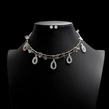 Load image into Gallery viewer, Jewelry Sets African Bridal Gold Color Necklace Stud Earrings Wedding Crystal Set for Women Fashion Costume Jewellery Set