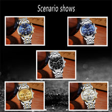 Load image into Gallery viewer, Men Watches Full Steel Waterproof Sport Quartz Watch Men Fashion Date Clock Chronograph