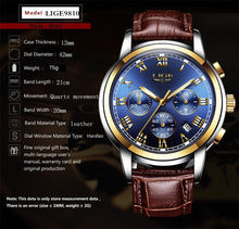 Load image into Gallery viewer, Men Watches Full Steel Waterproof Sport Quartz Watch Men Fashion Date Clock Chronograph