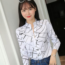 Load image into Gallery viewer, Women Blouse Office Casual Shirt