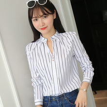 Load image into Gallery viewer, Women Blouse Office Casual Shirt