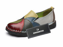 Load image into Gallery viewer, Ladies Flats Genuine Leather Loafers Ballerina Colorful Slip-On Mixed Colors