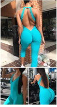 Load image into Gallery viewer, Sports Jumpsuits Backless Sportswear Fitness Tight Women&#39;s Tracksuits Sport Running Set Yoga Sets Workout Clothes Gym Clothes