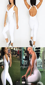 Sports Jumpsuits Backless Sportswear Fitness Tight Women's Tracksuits Sport Running Set Yoga Sets Workout Clothes Gym Clothes