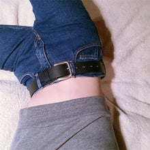 Load image into Gallery viewer, Ladies boyfriend jeans for women mom high waist blue casual pencil denim pants