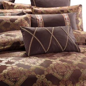 Luxury Jacquard weave 100% cotton Bedding Set queen King Size Queen Bed Set Duvet Cover Bed Sheet pillowcase 4/6/8/9pcs bedcloth