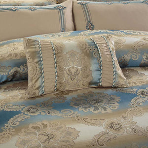 Luxury Jacquard weave 100% cotton Bedding Set queen King Size Queen Bed Set Duvet Cover Bed Sheet pillowcase 4/6/8/9pcs bedcloth