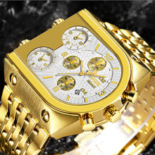 Load image into Gallery viewer, Men Quartz Top Brand Luxury Time Zone Stainless Steel Watch