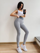 Load image into Gallery viewer, Women Fitness High Waist Elastic Push Up Ankle Length Leggings