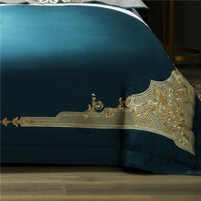 Load image into Gallery viewer, New 1000TC Egyptian Cotton Royal Luxury Bedding set King Queen Size Embroidery Bed set Duvet Cover Bedsheet set parrure de lit