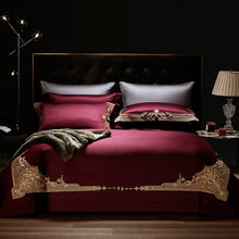 Load image into Gallery viewer, New 1000TC Egyptian Cotton Royal Luxury Bedding set King Queen Size Embroidery Bed set Duvet Cover Bedsheet set parrure de lit