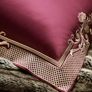 New 1000TC Egyptian Cotton Royal Luxury Bedding set King Queen Size Embroidery Bed set Duvet Cover Bedsheet set parrure de lit