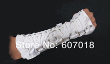 Load image into Gallery viewer, M J Memory of Michael Jackson Classic Black and White Arm brace US Star Show Shirt