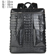 Load image into Gallery viewer, weitasui Crocodile leather backpack travel bag men&#39;s and women&#39;s backpacks leisure men women luggage box