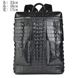 weitasui Crocodile leather backpack travel bag men's and women's backpacks leisure men women luggage box