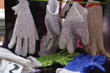 Load image into Gallery viewer, MJ Michael Jackson ultimate collection crystal glove handmade100% Single Side