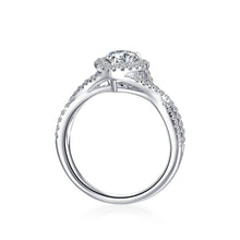 Load image into Gallery viewer, ZOCAI Brand design wedding and engagement ring real GIA certificated 1.0 CT with side stone 0.45 CT 18K gold(AU750)