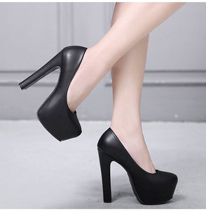 Ladies High Heels Platform Pumps High Heels Shoes