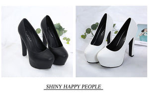 Ladies High Heels Platform Pumps High Heels Shoes