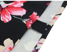 Load image into Gallery viewer, A Line Vintage Floral Skirt 50's Pin up Style Rockabilly Swing Skirts Women Retro High Waist Midi Skirt