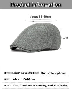 X Retro Men's Cap Ultra-thin Breathable Berets For Men Women Elegant Women's Flat Caps Couple Hat New