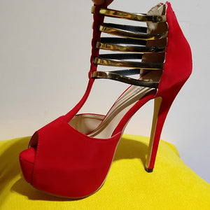 Sexy High Heels Women Shoes Platform Peep Toe High Heel Shoes