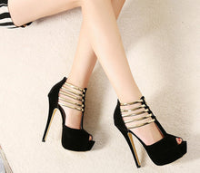 Load image into Gallery viewer, Sexy High Heels Women Shoes Platform Peep Toe High Heel Shoes