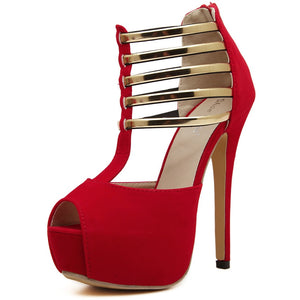 Sexy High Heels Women Shoes Platform Peep Toe High Heel Shoes