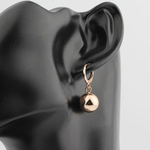 Load image into Gallery viewer, Irina New Arrivals 585 Rose Gold Spherical Ball Geometric  Dangle Earrings Set  Women Wedding Party Exquisite Jewelry Set