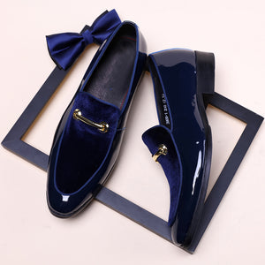 New Men Dress Shoes Shadow Patent Leather Luxury Fashion Groom Wedding Shoes Men Luxury italian style Oxford Shoes Big Size H293