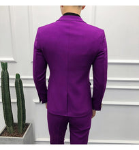 Load image into Gallery viewer, Men Brand New Slim Fit Business Formal Wear Tuxedo High Quality Wedding Dress Mens Suits Casual Costume Homme 2XL Pink