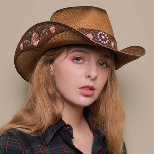 Women Men Western Cowboy Hat For Dad Gentleman Lady Cowgirl Sombrero Hombre Jazz Caps 9 Stlye Dropshipping