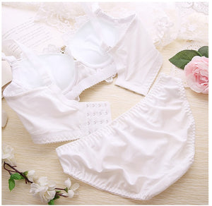 Sexy Underwear Set Push Up Bra Set For Women Underwear Lace Embroidery Bralette Set Women Intimates Lingerie AB Cup