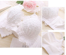 Load image into Gallery viewer, Sexy Underwear Set Push Up Bra Set For Women Underwear Lace Embroidery Bralette Set Women Intimates Lingerie AB Cup