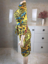 Load image into Gallery viewer, Fashionable Sexy Bodycon Bandage Women Dress Half Sleeve Summer Sexy dresses party night club dress 2019 Plaid Print Dress