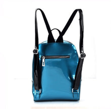 Load image into Gallery viewer, Casual outdoor patent leather backpack large capacity waterproof school bag