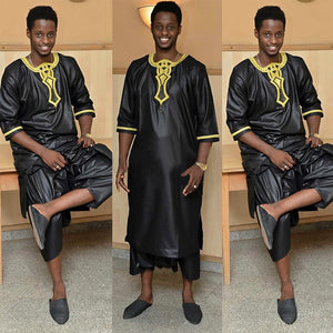 AFRICAN FASHION DESIGN DRESSES SOFT MATERIAL EMBROIDERY DESIGN DRESSES LADY AND MEN