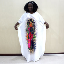 Load image into Gallery viewer, Dashiki Long Dresses For Women Short Sleeve Casual Print African Clothes