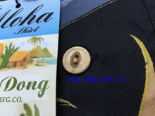 Load image into Gallery viewer, BOB DONG Dragon Bamboo Pattern &#39;Aloha&#39; Hawaiian Shirts For Men Camp Collar Black