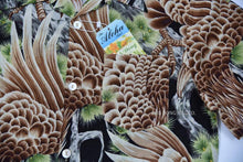 Load image into Gallery viewer, BOB DONG Big Falcon Hawaiian Shirts Retro Cotton-Flax Loop Collar Short Sleeve