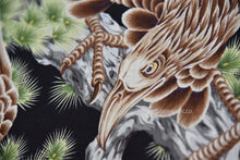 Load image into Gallery viewer, BOB DONG Big Falcon Hawaiian Shirts Retro Cotton-Flax Loop Collar Short Sleeve