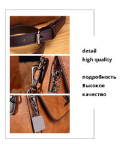 Load image into Gallery viewer, 2020 Genuine Leather Women Bags V letters Designer Handbags Luxury Lady Shoulder Crossbody Bag Tassel Women Brand Messenger Bag